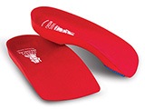 Vasyli Red Custom Orthotics - High Density 3/4 length